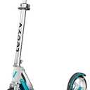Adult Scooter with Big Wheels | Adjustable Height, Foldable Aluminum Frame | Smooth Ride for Urban Commuting and Outdoor Fun | Suitable for Teens 8-12 | 220 lbs Weight Limit (205Turquoise)