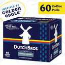 Dutch Bros Vanilla Caramel Flavored Coffee Inspired by Golden Eagle, 60 Count, Medium Roast, Single Serve Coffee Pods for Keurig K-Cup Brewers (EXP 07/20/27)