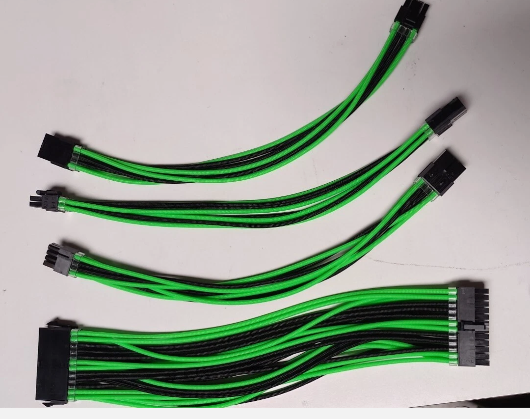 FORMULAMOD Sleeved Extension Cable Kit 30cm for Power Supply to Motherboard GPU