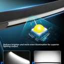 LED Grille Lights Fit for 2017-2022 17-22 F250 F350 Super Duty, 2PCS 37inch DRL Grille Accent Curved Light Bar Kits