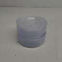 Prestee 100 Pack Clear Plastic Plates for Party - 6.25 Inch Small Round Dessert Plate and Appetizer Platter - Heavy Duty Disposable Plastic Plates for Parties, Weddings, Caterings and Events