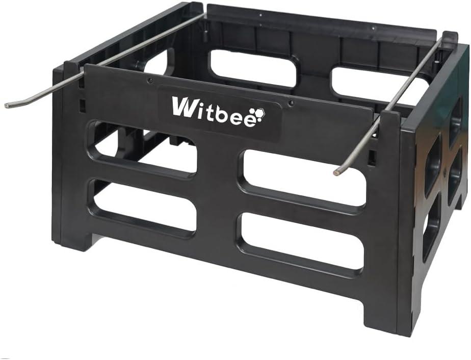 witbee Bee Hive Stand for 10 Frame Langstroth Hives, Durable Plastic Beekeeping Hive Support Rest with Frame Holder Bee Keeper Hive Stand