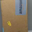 Malier Dog Gate with a Small Door, Extra Wide All Metal Short Dog Gate Pet Gate for Stairs, 10'' Tall Pressure Mount Easy Step Over Puppy Gate Low Gate for Doorways (White)