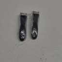 2Pcs Bakelite Pot Handle Black Scald-Proof Long Handle Grip Replacement, with Screw