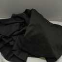 6ft Black Stretch Tablecloth for Rectangular Tables - Flared Wrap Design, Waterproof, Wrinkle-Resistant, Washable - Ideal for Weddings, Parties, Banquets & Table Protection (72" x 30" (Rectangular))