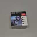 Upgraded 360 Nano Gel Vacuum Magnetic Phone Holder, Car Phone Holder for Magsafe[108+LBS Strongest Suction & 3000gf Strongest Magnetic], Suction Cup Phone Mount for Car/for iPhone 17 Pro Max (Black)