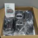 MERACH Under Desk Elliptical Machine, Leg Exerciser While Sitting for Seniors with Remote Control & 12-Speeds, Quiet Portable Electric Seated Pedal Exerciser Machine for Home Office