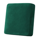 H.VERSAILTEX Velvet Stretch Couch Cushion Cover Plush Cushion Slipcover for Chair Loveseat Sofa Cushion Furniture Protector Seat Cushion Sofa Cover (3 Piece Sofa Cushion Covers, Green)