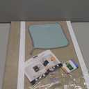 Magnetic Chalkboard Felt Bulletin Board Combination, 32"x24" Large Blackboard & Felt Cork Board Combo, Self-Adhesive Push Pins Vision Board for Home, School and Office