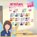 EPARTSWIDE Womens History Month Decorations, Motivational Bulletin Board Decoration Famous Women in History Inspirational Positive Quotes Posters for Classroom