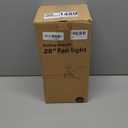 Ceiling Fans with Lights,28" LED Fan Light Hanging with Hook, Hook Type Ceiling Fan, Plug in Ceiling Fan Light,35W,3000-6500k,Remote Control, Portable Fan for Camping Bed, Patios,(White)