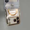 Magnetic for iPhone 17 Pro Max Case with Privacy Screen Protector & Full Camera Cover,[Non-Yellowing] Shockproof Clear Phone Case Compatible with MagSafe Women Girls for iPhone 17 ProMax,Gold