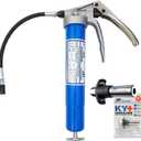 Macnaught Heavy-Duty Pistol Grip Grease Gun . Includes Our Patented KYPLUS Locking Grease Coupler (Locks on Tight, Won't Leak!)