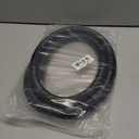 Upgraded 1/2" Diameter Hvac Vacuum Hose, 1/2" to 1/4" Fittings High-Flow Refrigerant Hose Faster HVAC Evacuation and Recovery, 6 Feet Black