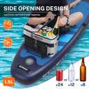 Dreizack Kayak Cooler Behind Seat, Waterproof Cooler for Kayaking,Paddle Board Cooler Compatible with Lawn-Chair Seat Kayak Accessories Cooler Bag Kayak Cooler Tow Behind for Camping Fishing