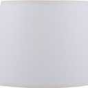 Aspen Creative 32099,Hardback Empire Transitional Spider Lamp Shade/Off-White Linen Fabric. 11"Top x 15"Bottom x 10"Slant