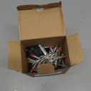 Multicolor Christmas String Lights - 100 LED String Lights Plug in for Tree, Bedroom, Party, Wedding, Indoor/Outdoor Christmas Decorations, 8 Feet Clear Wire, 8 Modes & Memory Function, Connectable