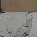 Litanika Comforters Beige Oversized Queen Size, 3 Pieces Lightweight Solid Bedding Comforter Set, All Season Fluffy Bed Set (98x98In Comforter & 2 Pillowcases)
