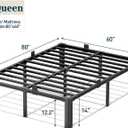 Queen Bed Frame,14 Inch 3500LBS Heavy Duty Mattress Frame Metal Platform