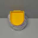 Honeydak 3 Pieces Clear Bird Bath for Cage Parakeet Bird Cage Accessories Hanging Bath Box Parrot Bathing Tub with Clear View for Cockatiel Conure Canary Budgies Parrots(Bright Colors)