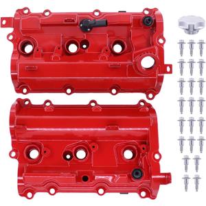 NewYall 3.7L Left and Right Aluminum Engine Valve Cover with Cap Gaskets Bolts for Infiniti G37 M37 Q50 Q60 Q70 QX50 QX70 Nissan 370Z 2008-2020