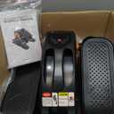 GUGTTR Under Desk Elliptical Machine, Electric Elliptical Leg Exerciser for Seniors Fully Assembled, Quiet & Portable Electric Seated Pedal Exerciser with Remote Control & 12 Adjustable Speeds