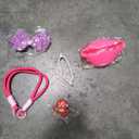 4Pcs Cup Accessories Set for Stanley, Including 1 PCS Mushroom Straw Topper Cover, 1PCS Straw Bow Decorate, 1 PCS Handle Strap, 1 Pcs Silicone Stanley Cup Boot for Stanley Cup 40/30 oz 2 PACK