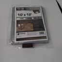 10' x 12' Foremost Tarp 21012 Silver/Brown Dry Top Silver Brown 10-Mil Heavy Duty Reversible Tarp
