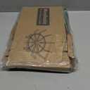 24 Inch Round Fire Pit Grate with 10 Bars for Firepit, Heavy Duty Firewood Log Burning Rack Holder for Fireplace Hearth Wood Stove and Outdoor Campfire, Black