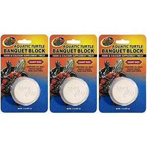 Zoo Med (3 Pack) Aquatic Turtle Banquet Block (Giant)