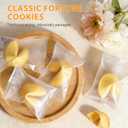 Soeos Fortune Cookies, Approx 96 Count, Vanilla Flavor, Fortune Cookies Individually Wrapped Bulk, Individually Packed Crisp Cookies with Fun, Traditional Chinese New Year Fortune Cookie