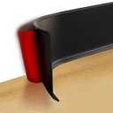 Art3d Flexible Wall Baseboard Molding Trim, 4 Inch x 20 Feet Peel and Stick Vinyl Wall Base Trim, Black