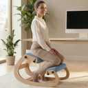 Ergonomic Kneeling Chair with Adjustable Seats, 33x16.5x20.5 inches