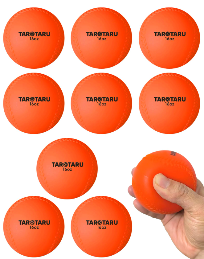Tarutaru Weighted Balls For Baseball And Softball, 9 Pieces