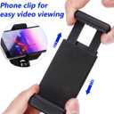 DOITOOL Mic Stand Phone Holder Clip with 180 Adjustable Rotating Head Secure Clamp for Smartphones Compatible with Microphone Stands Ideal for Music Recording and Streaming