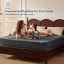 BEDLORE Waterproof Mattress Protector, Queen Size Mattress Pad Noiseless