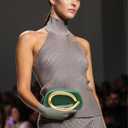 Green Evening Clutch Purse for Women Formal PU Leather Wedding Guest Clutch