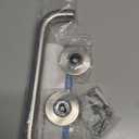 AmazerBath Shower Grab Bars for Bathtubs and Showers, Handicap Grab Bars for Shower Anti Slip, Shower Grab Bars for Senior for Wall Stainless Steel, Holds up to 500LBs, 12" L x 1" D, Brushed Nickel