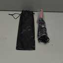 Farery Mini 3 Barrel Hair Waver - Portable Beach Wave Curling Iron for Short Hair, 1/2 Inch Ceramic Crimper with 3 Temp Settings & 30s Fast Heating, Dual Voltage Travel Hair Waver for Women, Pink