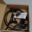 Z00M MTB Hydraulic Disc Brakes Set Mountain Bike Left Front 800mm Right Rear 1450mm Hydraulic Brake Aluminum Alloy Bicycle Disc Brake for E-Bike Fat Bike Road Bike 2 Piston