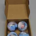 BEIGUO Christmas Crafts 4 Pack Colorful Balls with Modeling Clay Snowman DIY Kit for Kids Boys Girls Christmas Stocking Stuffers Gifts