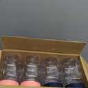 novelinks 16 oz Plastic Mason Jars with Colorful Lids, Leakproof 16oz Clear Plastic Jars with Lids, Reusable Storage Containers for Household Use (16 Pack)