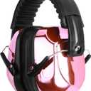 ProCase Noise Reduction Ear Muffs, Sound Proof Ear Protection, NRR 28dB Noise Cancelling Headphones for Adults Kids Autism, Hearing Protection for Shooting Gun Range Mowing -Metalic Pink