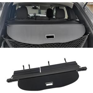 Retractable Cargo Cover Compatible with Jeep Cherokee 2014-2018 Security Shade Shield Anti-Peeping Luggage Privacy Screen with Extra Canvas Cover Black