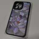 FUNMIKO for iPhone 14 Pro Max Case Military-Grade Protection & Wireless Charging - Trendy Floral Design for Women Girls, Non-Slip Matte Phone Cover with Shockproof Corners - Dreamy Lotus