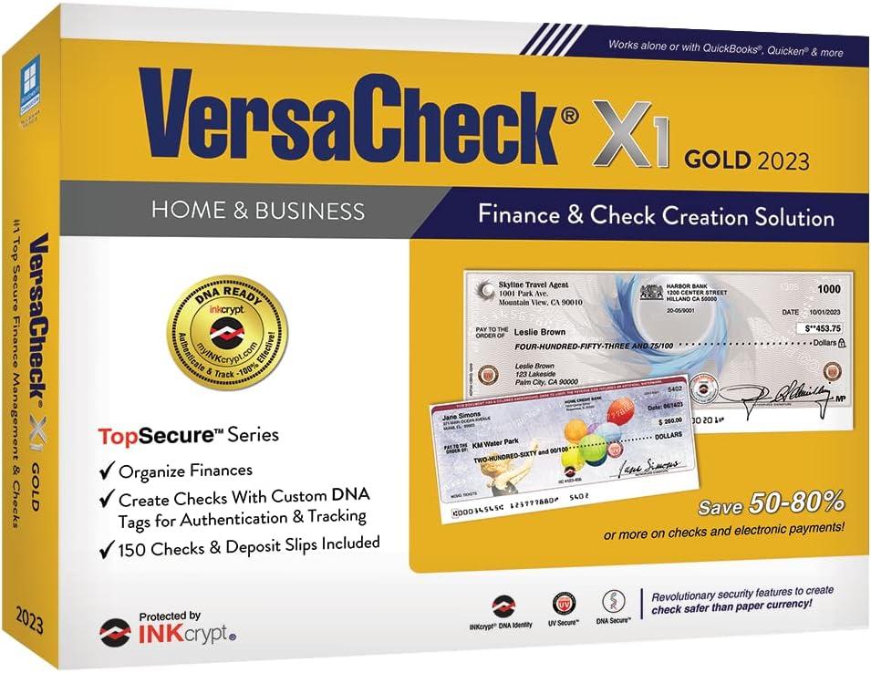 VersaCheck X1 Gold 2023 - Finance and Check Creation Software