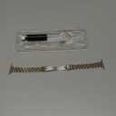 MioHHR Slim Metal Band Compatible with Apple Watch Band 42mm(Series 11 10) 41mm(Series 9 8 7) 40mm(Series 6 5 4 SE3/2/1) 38mm(Series 3 2 1),Stainless Steel iWatch Bands for Women,Silver/Gold