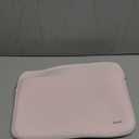 Laptop Sleeve Case 14 inch, Shockproof Protective Notebook Cover Bag with Accessory Pocket, Durable Carrying Laptop Case Compatible for MacBook HP Lenovo Dell Asus Acer, Light Pink