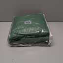 Dark Green 100% Blackout Curtains 72 Inch Length 2 Panels for Bedroom Insulated Solid Linen Textured Room Darkening Drapes with Hooks Back Tab Black Out Window Curtain Living Room 52x72