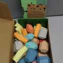 36 Pcs Wooden Stacking Blocks  Montessori Toys for 1 2 3 4 5 6 Year Old Toddlers and Kids, XL Rocks, No Choking Hazard  Sensory STEM Building Stones, for Girls and Boys